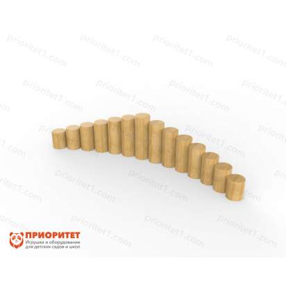 Элемент полосы препятствий «Ступени» Wood