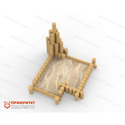 Песочница «Замок» Wood
